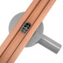 Трап для Душа REA NEO SLIM PRO Мідь Мат 80 REA-G0653