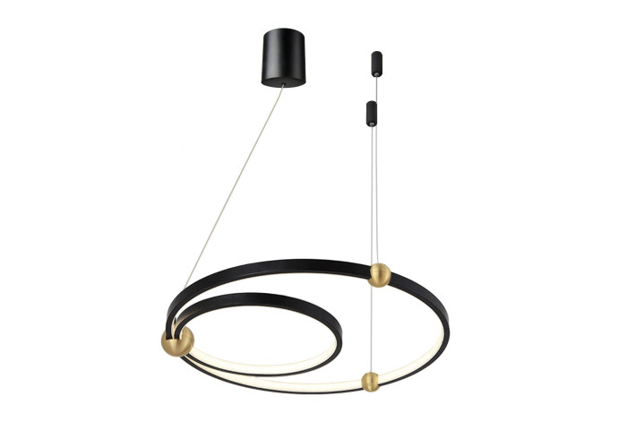 Люстра Чорний Ring LED + Пульт APP692-30-50 OSW-06095