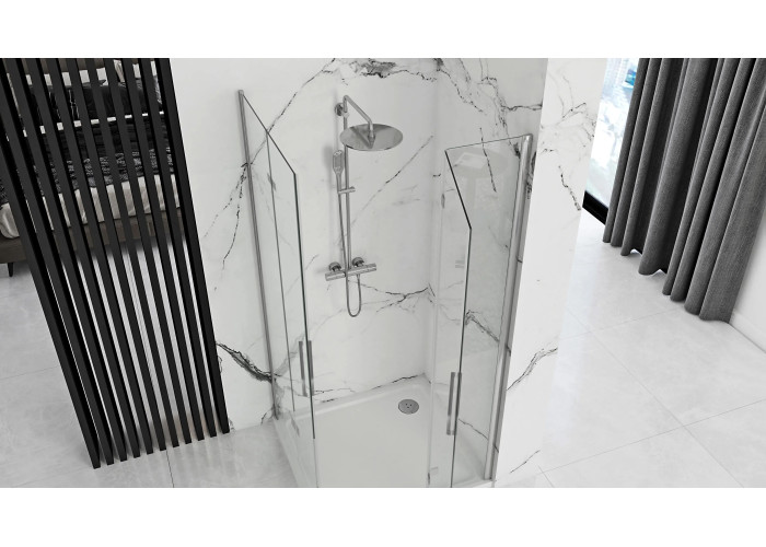 Душова Кабіна REA Molier Хром Double 80x100 KPL-6367-6371