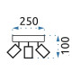Люстра Відбивач Хром APP700-3C OSW-05209