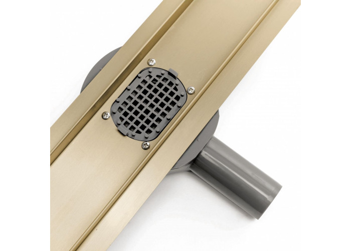 Трап для Душа Rea Pure Neo Mirror Золото Pro 80 REA-G5601