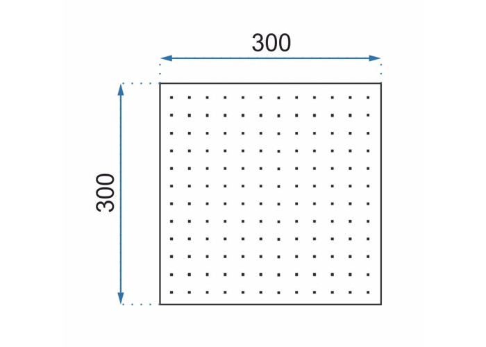 Верхній Душ REA Ultra Slim Square 30x30 Чорний МАТ REA-P0650