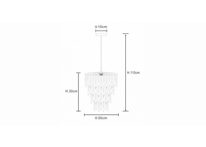 Кристал Люстра Glamour 392180 OSW-04006