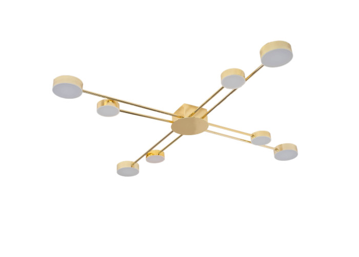 Люстра Золото 8-Плечова LED APP524-8C OSW-08466