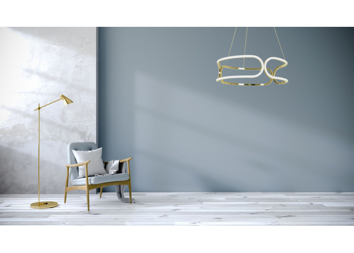 Люстра з Польтом LED APP791-CP TRIO Золото OSW-07900