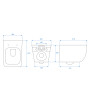 Унітаз REA Hary Rimless REA-C6578