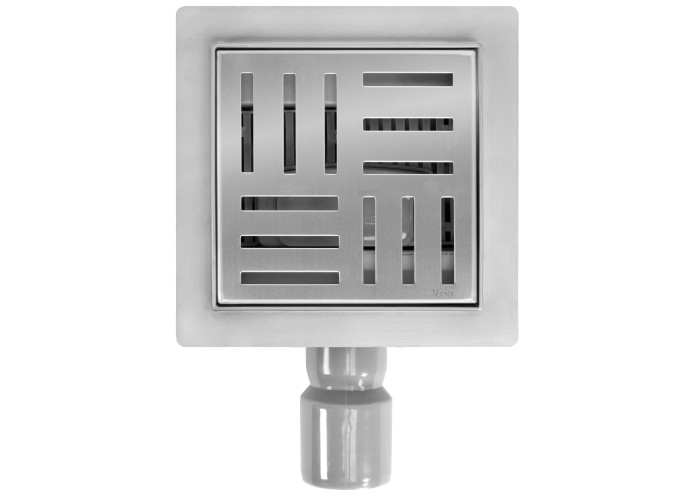 Трап для Душа REA CROSS 150x150 Нікель Мат REA-G6201