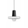 Люстра Скляна Метал Чорний LED APP552-1CP OSW-08632