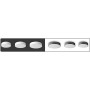 Люстра 30см Кругла Чорна Стельова app640-2c OSW-00088