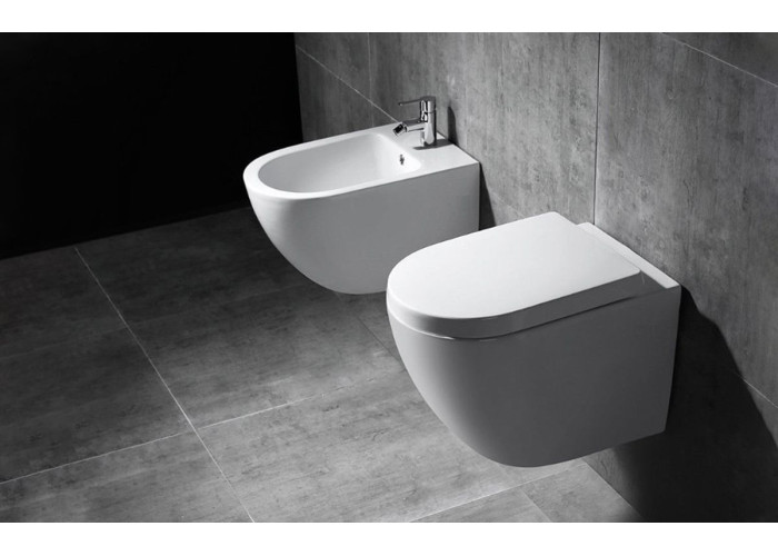 Унітаз REA Carlo Mini Romless ABS REA-C1000