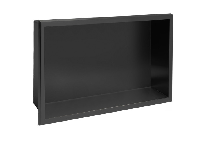 Поличка для Ванної 30x45 Чорний Мат REA-05604
