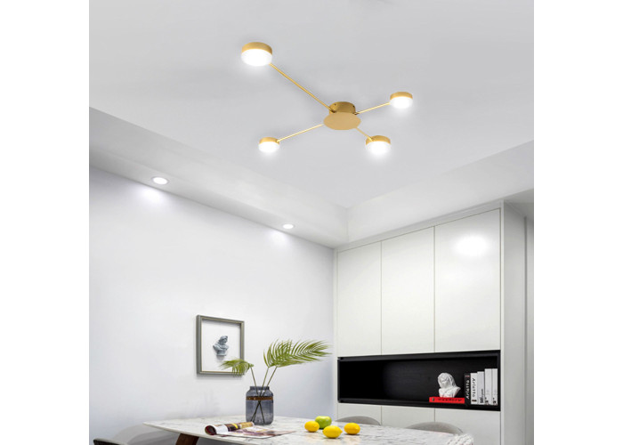 Люстра Золото 4-Плечова LED APP520-4C OSW-08461