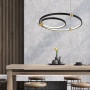 Люстра Чорний Ring LED + Пульт APP692-30-50 OSW-06095