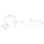 Душовий Піддон + сифон REA EGO Slim 80x80x5 REA-K011P