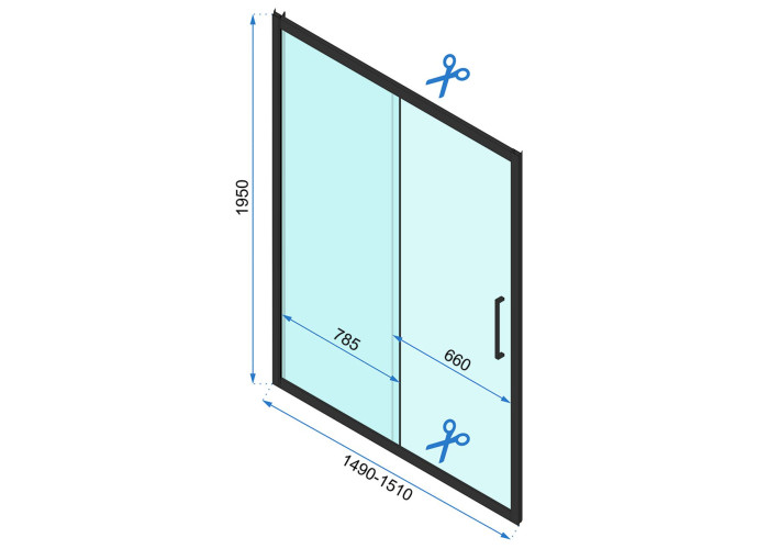 Душова Кабіна REA Rapid Slide 120x90 KPL-6402-6422