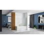 Шторка для Ванни Rea Elegant Золото Мат 70 REA-W6600