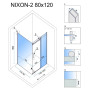 Душова Кабіна REA Nixon 80x120 L KPL-K5010-K5002