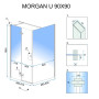 Душова Кабіна REA Morgan 90x90 REA-K7400
