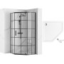 Душова Кабіна REA HEX 90x90 + Душевий Піддон 90x90 KPL-8979-8544