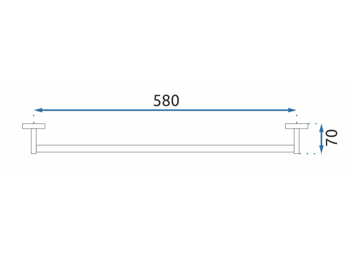 Вішалка для Рушниківів Золото MIST 01 REA-80017