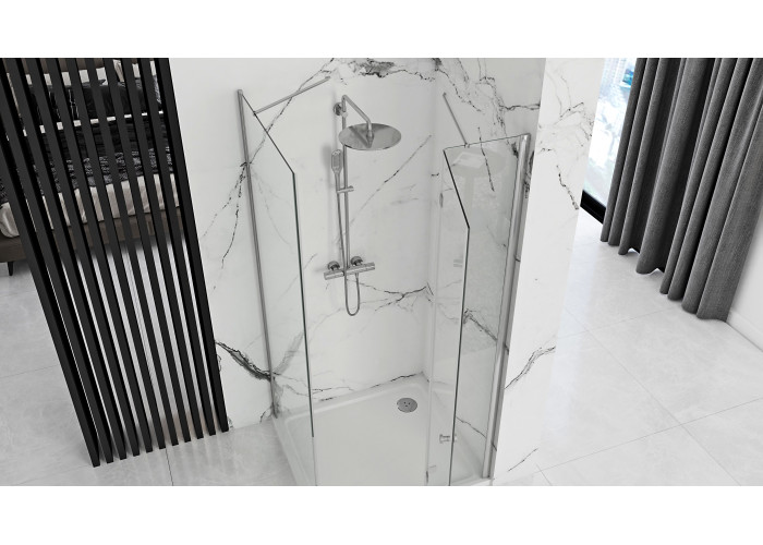 Душова Кабіна REA Easy Clean MADOX 80x100 Хром REA-K4512