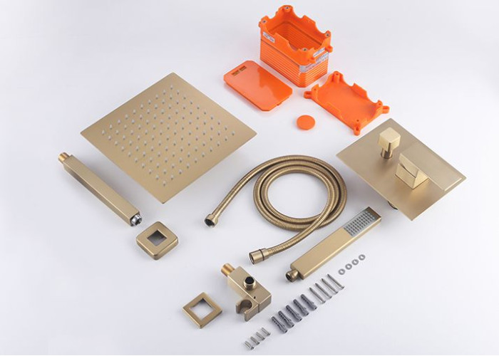 Душовий Гарнітур + BOX REA BENTO Золото REA-P4893