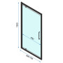 Душова Кабіна Rapid Swing 70x90 KPL-K6407-K6422