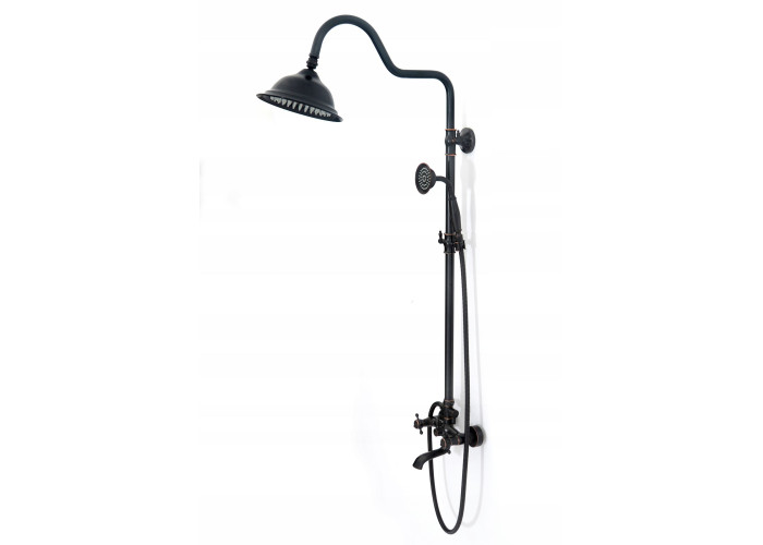 Душовий Гарнітур REA RETRO Чорний REA-P2366