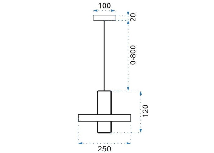 Люстра Скляна Метал Золото LED APP553-1CP OSW-08633