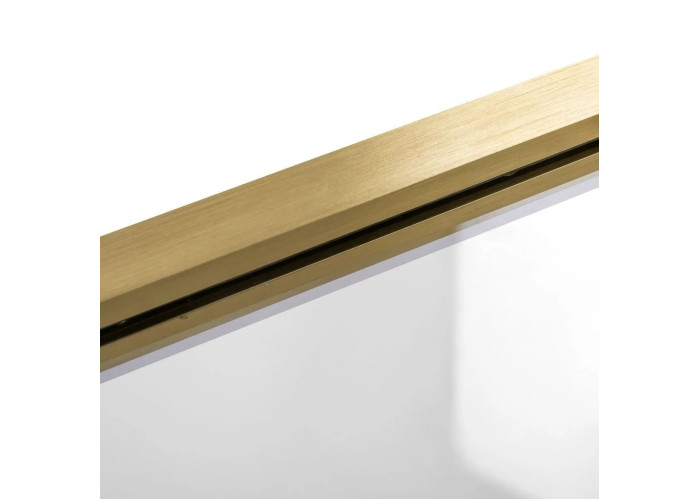 Шторка для Ванни Rea Elegant Золото Мат 80 REA-W6601