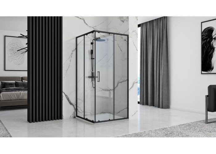 Душовий Піддон Bazalt Білий 80x100 REA-K3300