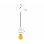 Люстра APP346-1CP