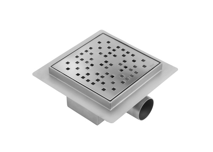 Трап для Душа REA DOTS 150x150 Нікель Мат REA-G6203