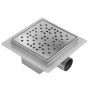 Трап для Душа REA DOTS 150x150 Нікель Мат REA-G6203