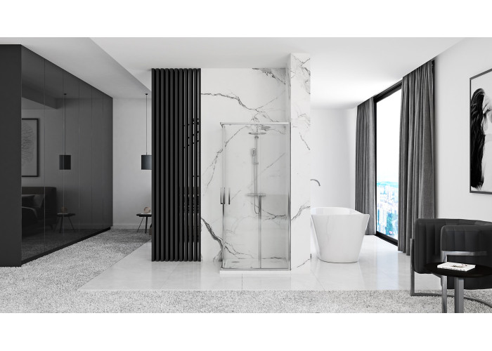 Душова Кабіна REA Punto 90x90 + Душовий Піддон Savoy KPL-0867-1906