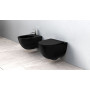 Унітаз REA Carlo Mini Rimless Flat Чорний Мат REA-C8489