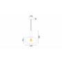 Люстра Скляна Прозора APP463-1CP OSW-00593