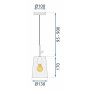 Люстра APP1034-1CP OSW-00698
