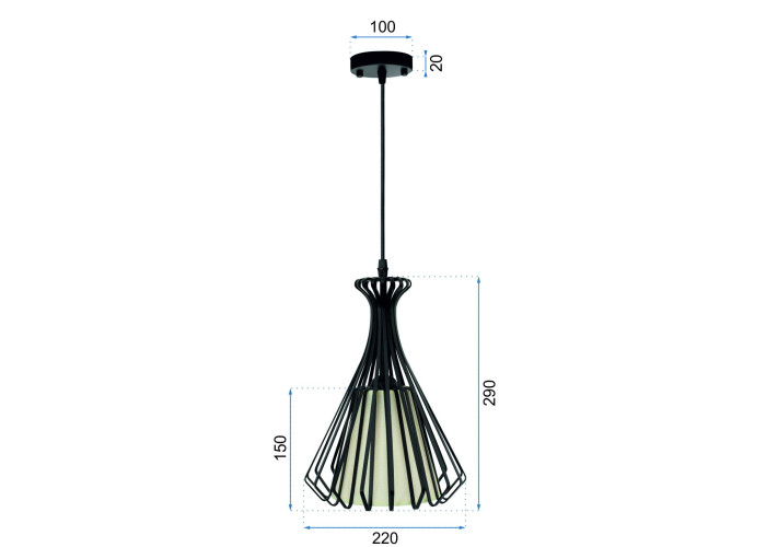 Люстра APP222-1CP OSW-00410