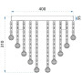 Кристал Люстра APP515-4C Cristal OSW-00072