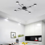 Люстра Чорний 8-Плечова LED APP523-8C OSW-08465