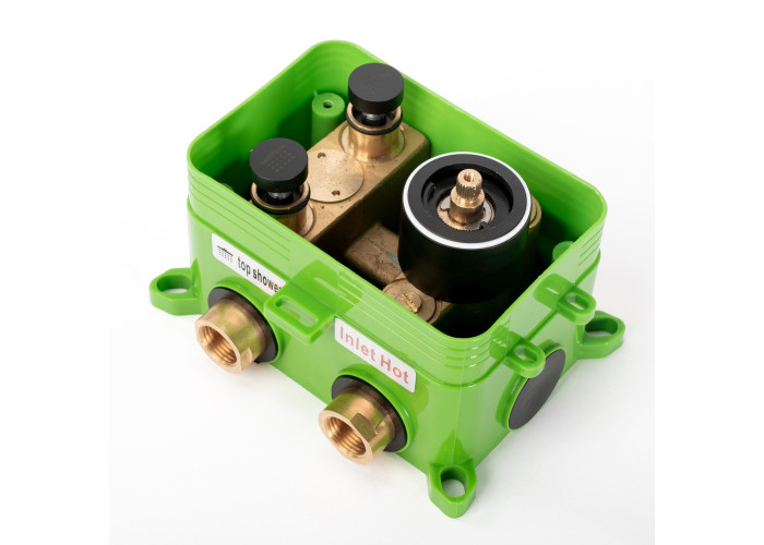 Душовий Гарнітур REA MILER Чорний Мат + BOX REA-P6713