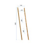 Сходи BambooLadder Cabinet 186 см HOM-03693