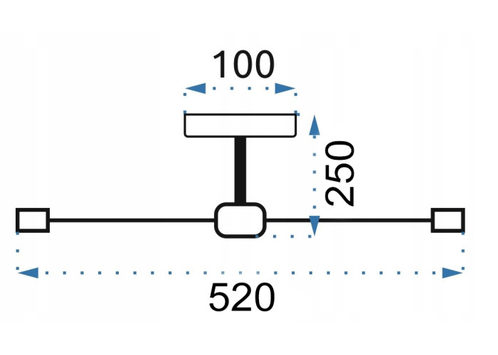 Люстра Чорний APP1024-5CP OSW-06114