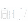Унітаз REA Tomas Rimless REA-C1257