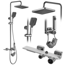 Душовий Гарнітур REA HELIX  Никель Мат INOX REA-P6622