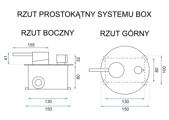 Змішувач для Ванни REA Lungo Чорний + BOX REA-P6300