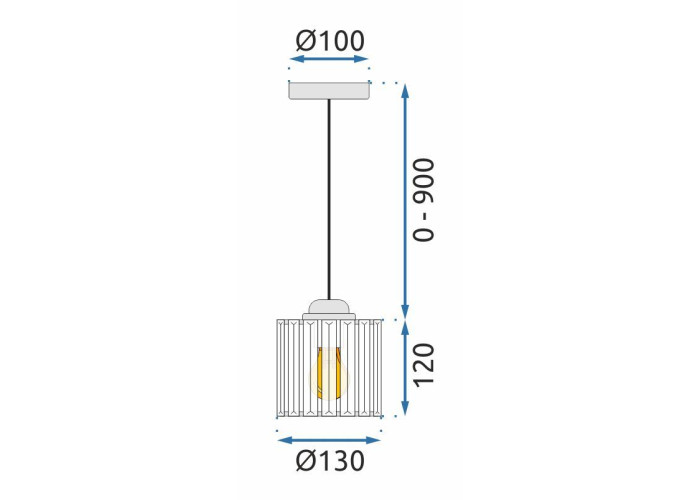 Люстра Кристал Срібло APP508-1CP OSW-08549