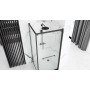 Душова Кабіна REA Space In Чорний 90x90 + Душовий Піддон Чорний Savoy KPL-8881-4803