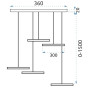 Люстра APP214-5CP OSW-00350